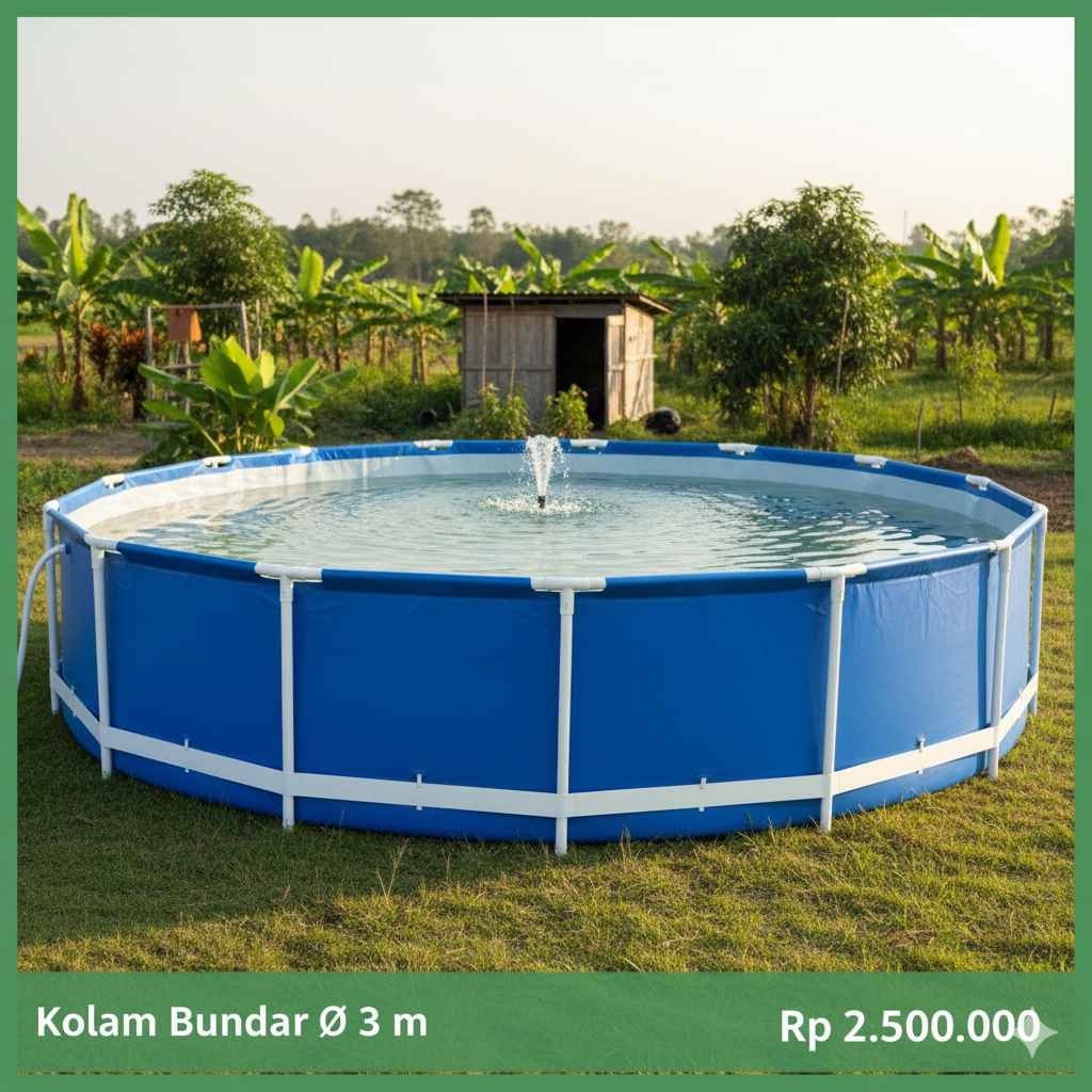 Kolam Bundar Ø 3 m